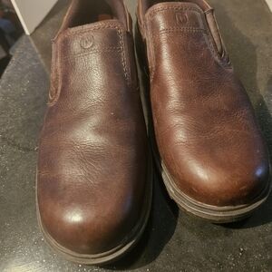 Merrell Brevard Moc Leather Slip On Brown Sho